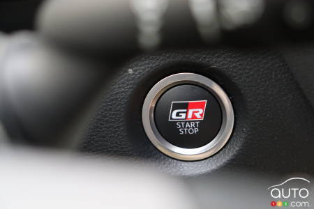 2023 Toyota GR Corolla, stop/start button
